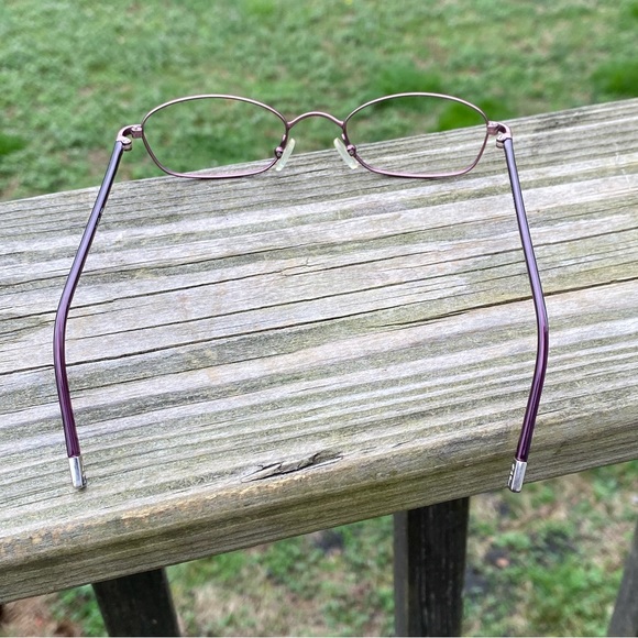 Ralph Lauren vintage wire frames burgundy red - Picture 9 of 9